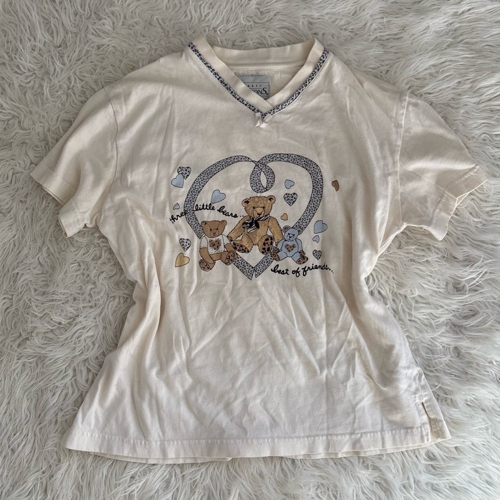 Vintage 3 Little Bears Cottagecore T Shirt